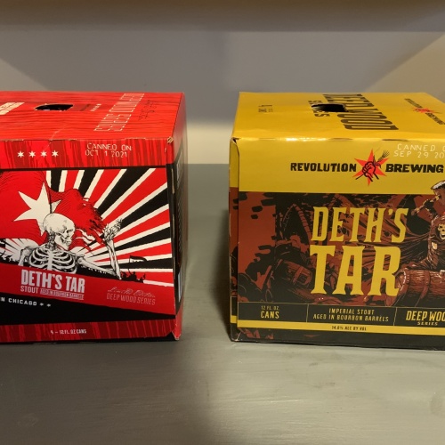 2022 Revolution Deep Deth’s Tar  and 2021  Deth’s Tar