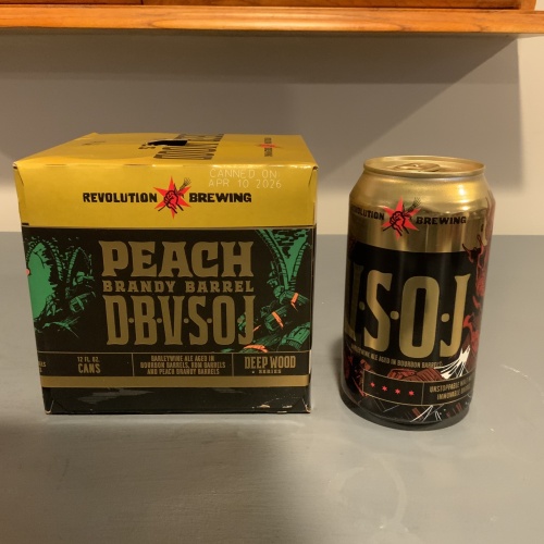 Revolution Deep Wood  2026 Peach Double Barrel VSOJ plus one can of  2024 VSOJ
