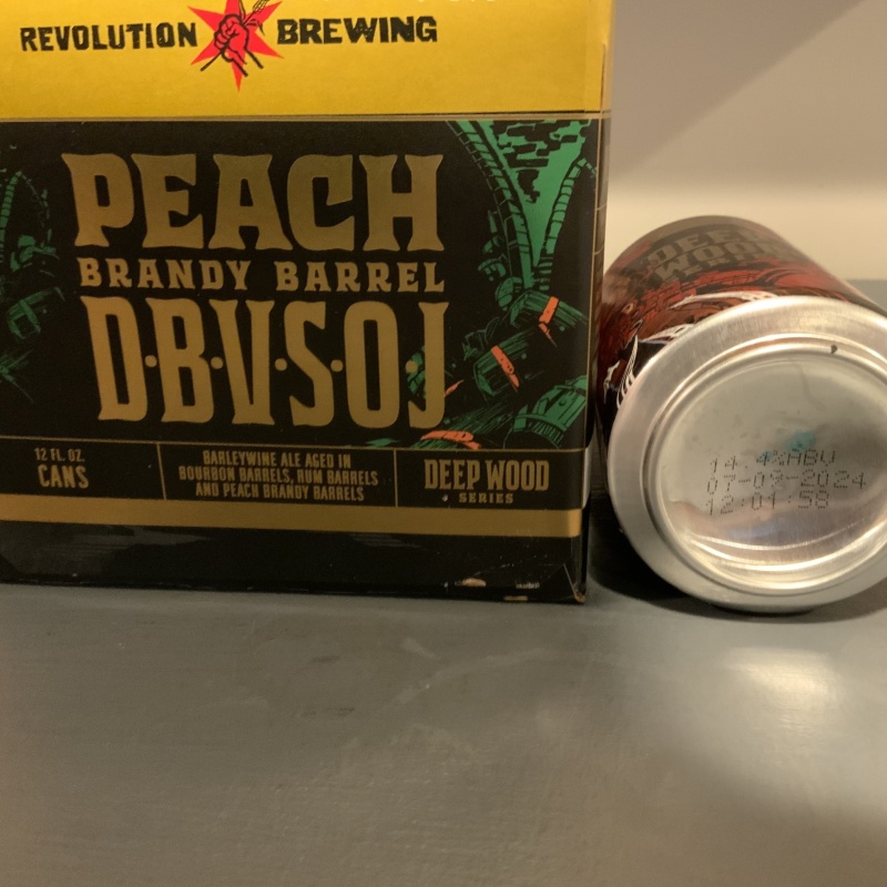 Revolution Deep Wood  2026 Peach Double Barrel VSOJ plus one can of  2024 VSOJ and one can of 2025 SJ