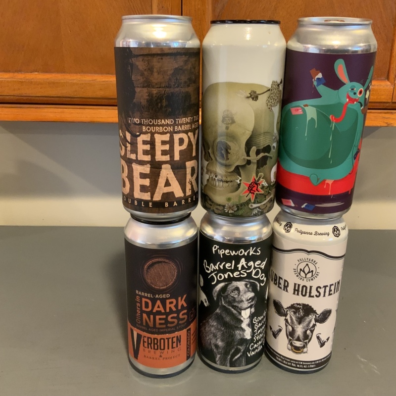 Chicago BA Stouts Revolution, Pipeworks, Verboten, Pollyanna and Werk Force