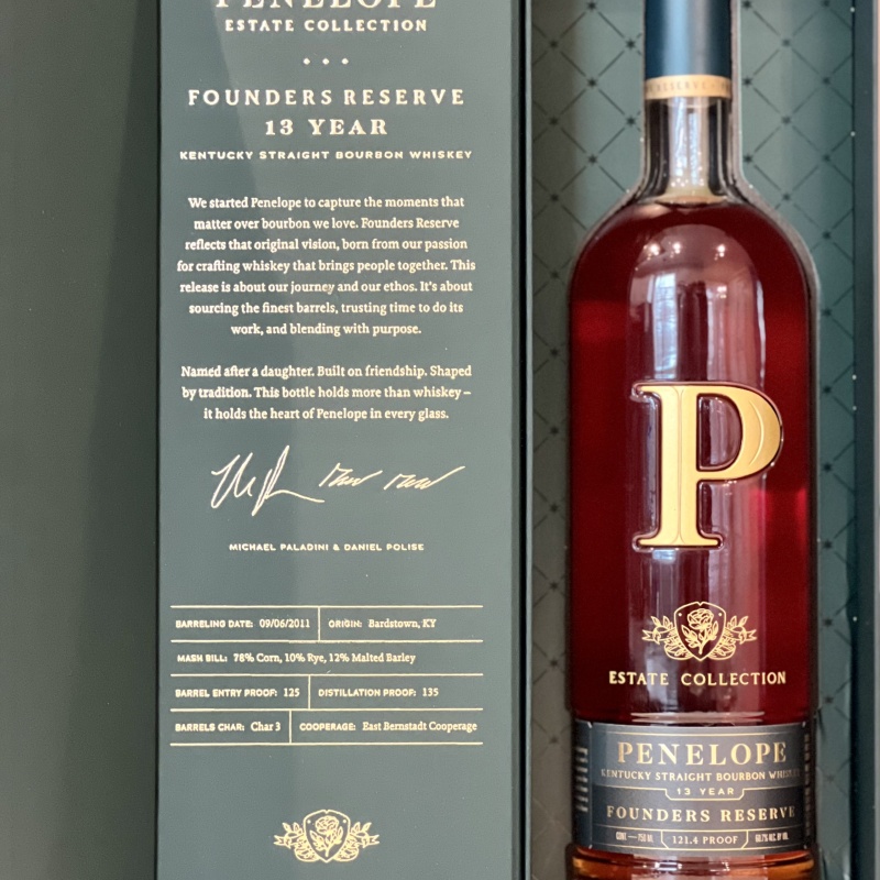 Penelope Estate Collection 13-Year Bourbon Founders Reserve