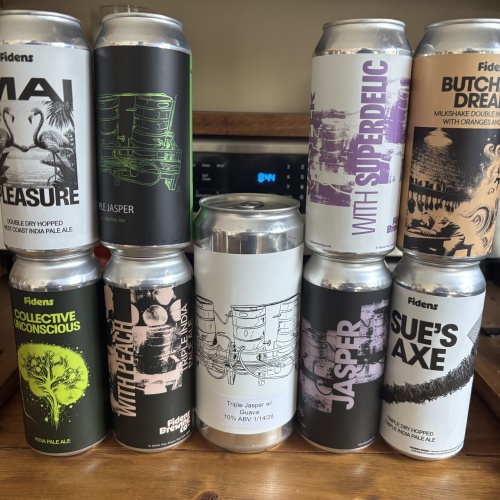 Fidens mixed 8 pack with fruited crowler