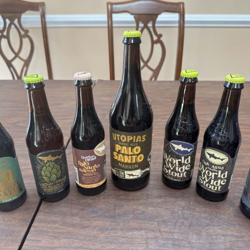 ​2021 dogfish head utopias barrel-aged palo santo marron w/ vintage mixed 6 pack