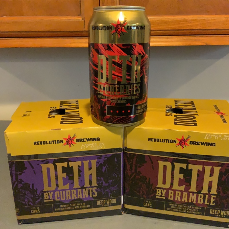 Revolution Deep Wood  Deth by Bramble, Deth by Currants and Deth by Cherries