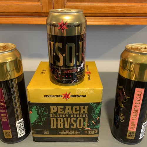 Revolution Deep Wood  VSOJ Rum V.S.O.J / Peach Apricot DBVSOJ and Peach Double BarrelVSOJ