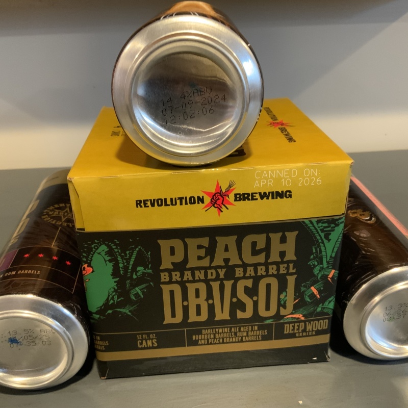 Revolution Deep Wood  VSOJ Rum V.S.O.J / Peach Apricot DBVSOJ and Peach Double BarrelVSOJ