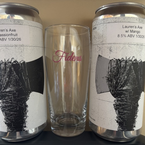 Fidens axe week crowlers with glass