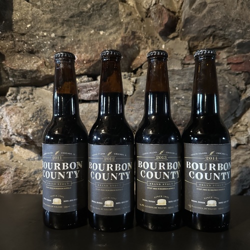 VERTICAL! 2011 through 2014 - Bourbon County BCS BCBS - 4 Bottles Total