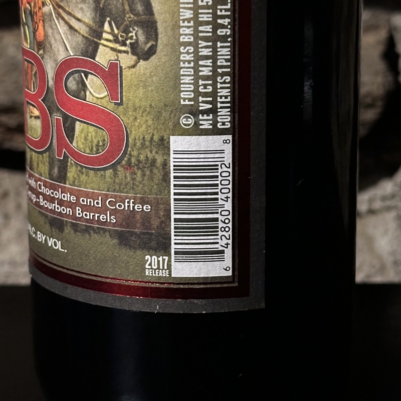 Founders Canadian Breakfast Stout CBS (2017)