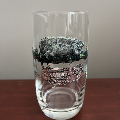 Burial Pig Glass