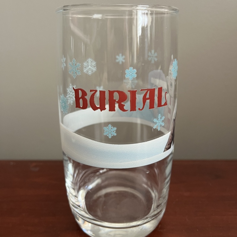 Burial Christmas Glass