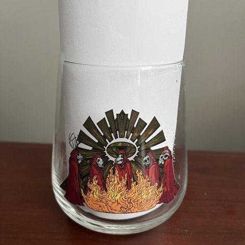 Burial & Brujos collab glass