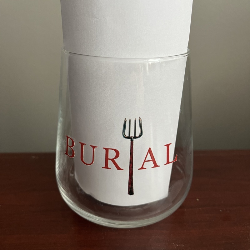 Burial & Brujos collab glass