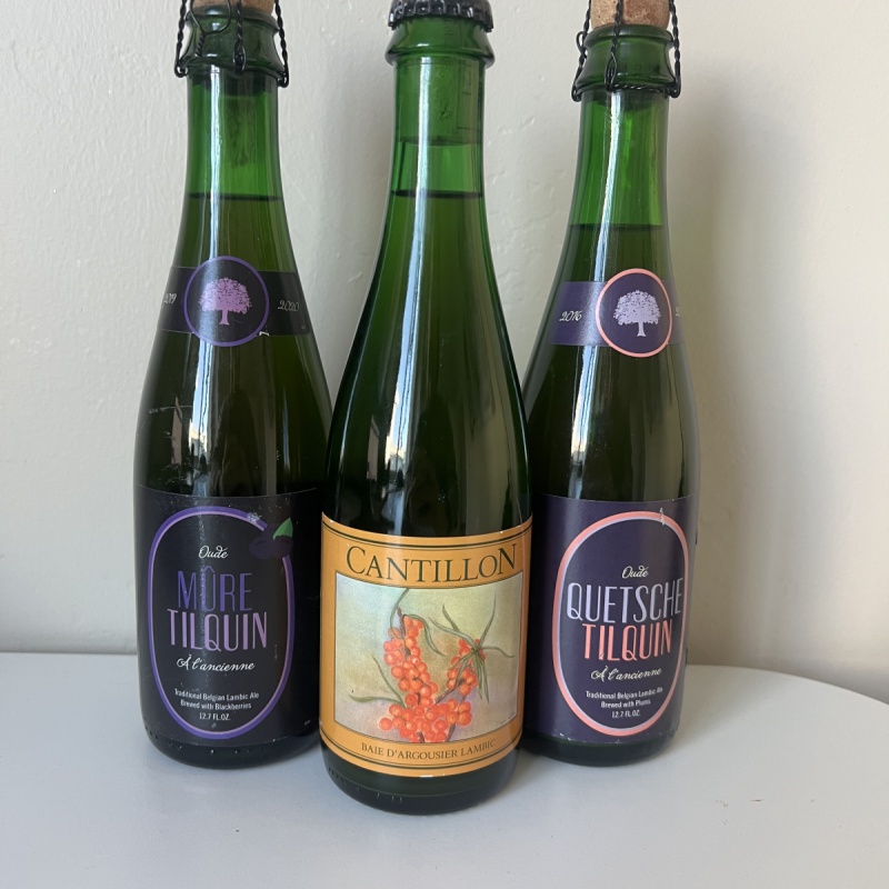 Cantillon Baie d'Argousier and Tilquin fruited x2