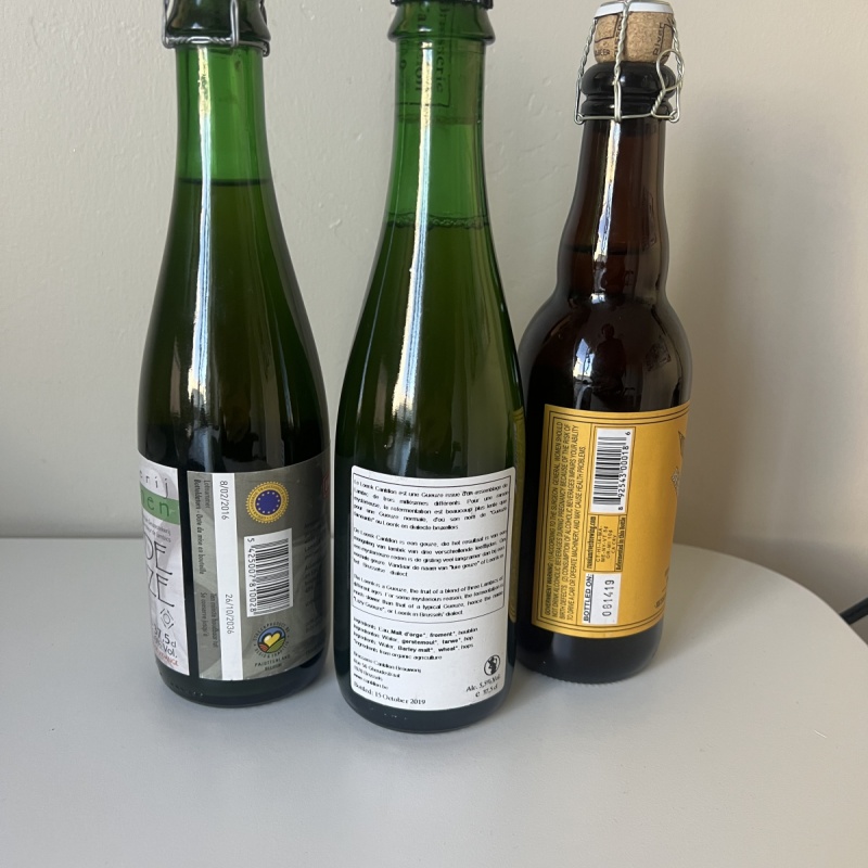 Cantillon Loerik Gueuze, 3F Oude Gueze, Russian River Beatification