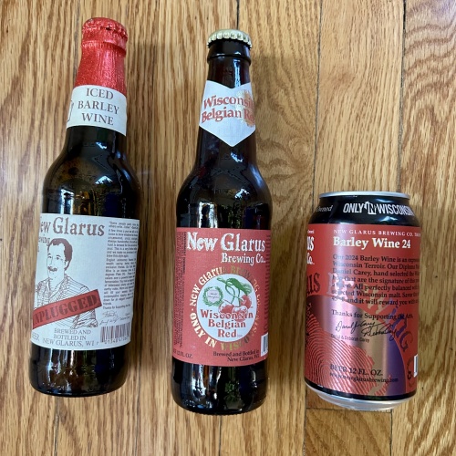 New Glarus Barley Wines and Belgium Red