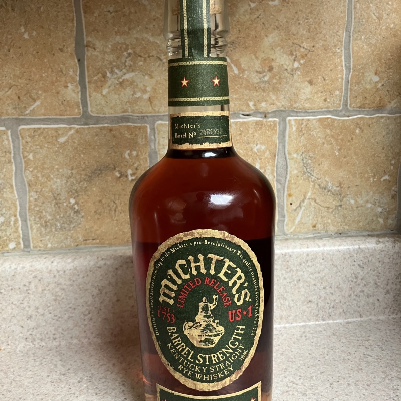 Michters Barrel Strength Rye