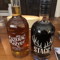 Stagg 24A and Sazerac Rye