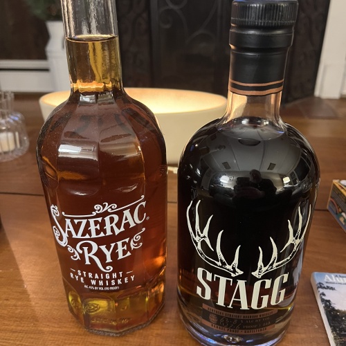 Stagg 24A and Sazerac Rye