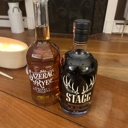 Stagg Store Pick Bourbon and Sazerac Rye