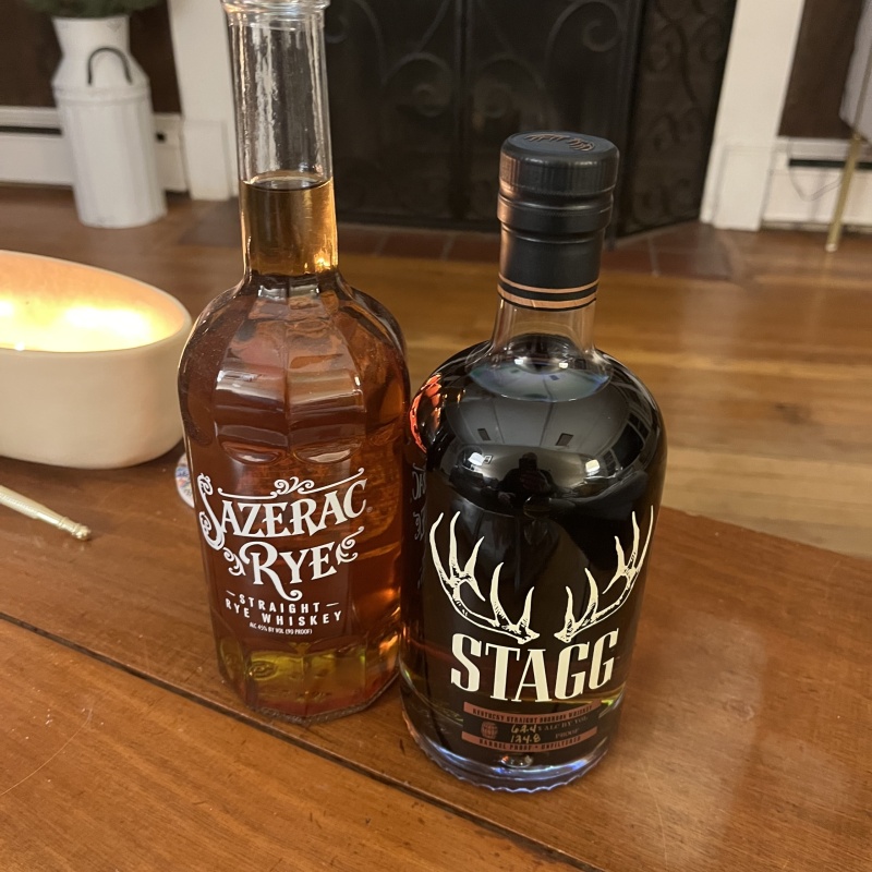 Stagg Store Pick Bourbon and Sazerac Rye
