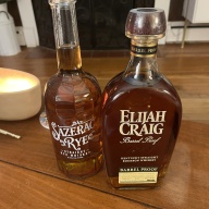 Elijah Craig Barrel Proof B523 Bourbon and Sazerac Rye