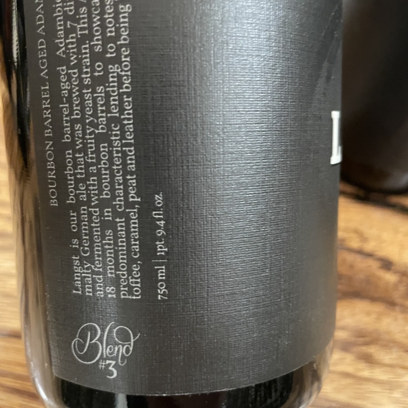 Side Project Lot: Anabasis blend 7, For Phil, Langst blend 3