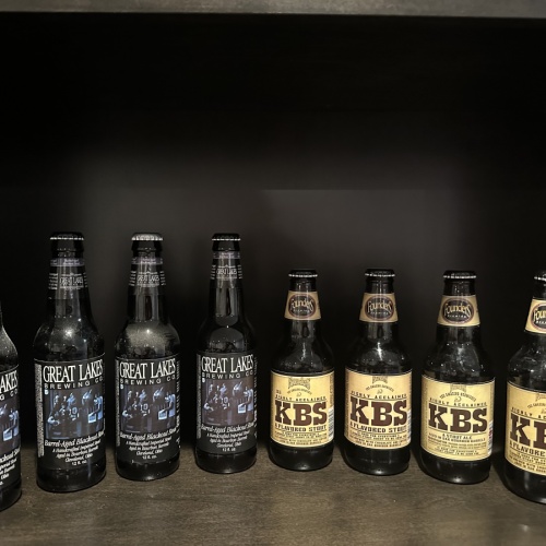 Greal Lakes Barrel Aged Blackout Stout & Founders KBS