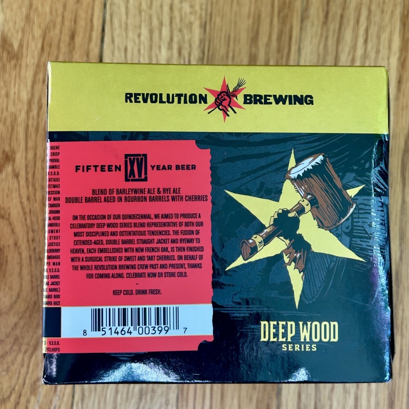 2025 Revolution 15 Year Beer Four-Pack