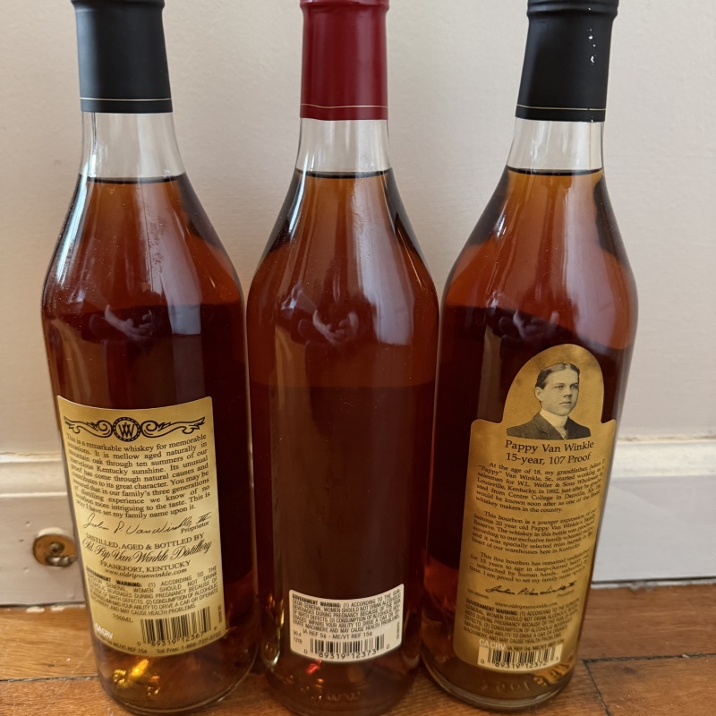 3 Bottle Van Winkle Value Pack