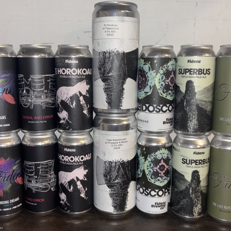 Fidens mixed 12 pack with 2 fruited crowlers