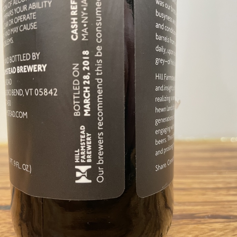 Hill Farmstead Damon 2018