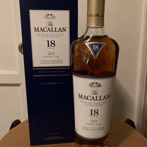 Macallan 18 Year Double Cask Single Malt Whiskey