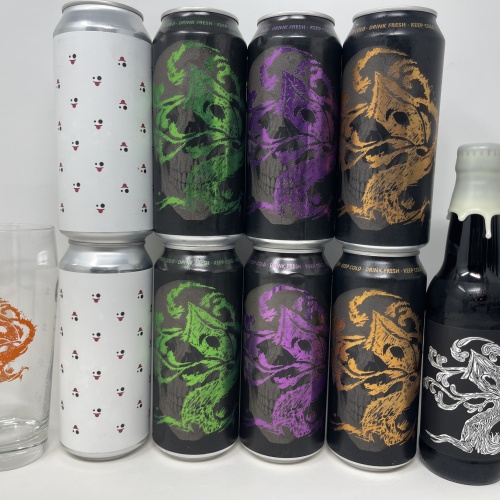 Tree House Brewing - HALLOWEEN DIPA TIPA Mix 8-Pack - EVIL Julius Green Haze Extra Spooky