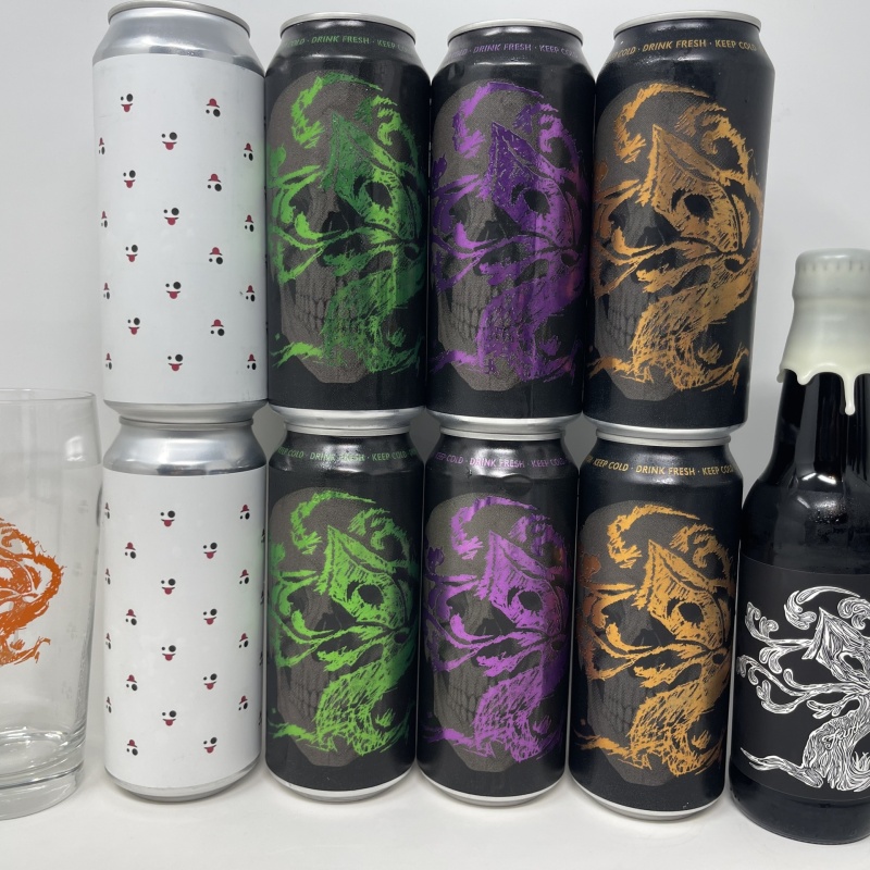 Tree House Brewing - HALLOWEEN DIPA TIPA Mix 8-Pack - EVIL Julius Green Haze Extra Spooky