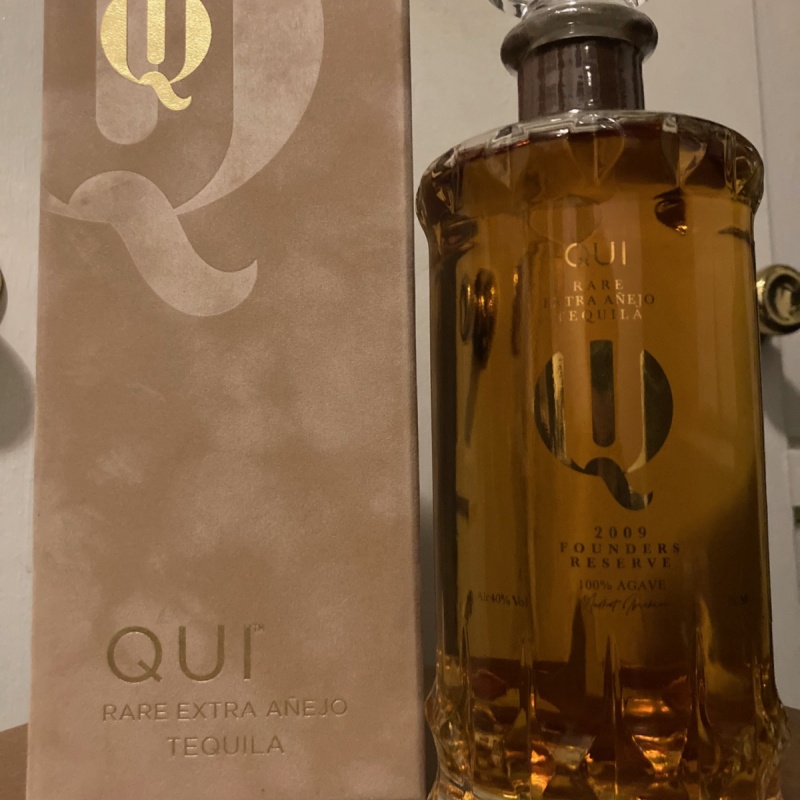 Qui Rare 2009 Founders Reserve Extra Anejo Tequila