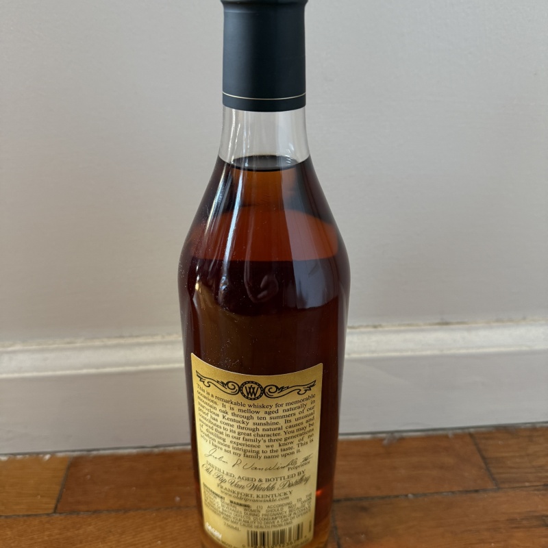 Van Winkle 10 year 2025 release