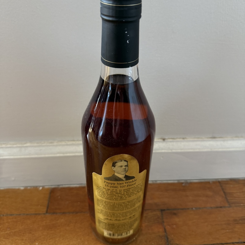 Pappy Van Winkle 15 Year 2025 release