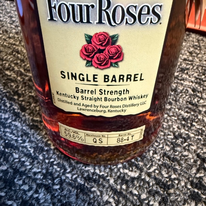Four Roses Single Barrel Barrel Strength Store Pick OBSK