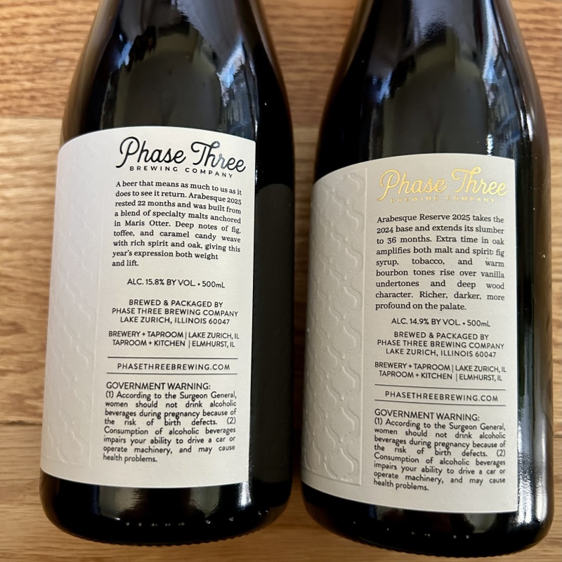 2025 Phase Three Arabesque and Arabesque Reserve