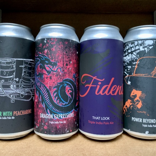 Fidens TIPA 4pk Dragon Expressions, That Look, Triple Jasper w/ Peacharine, Power Beyond Control