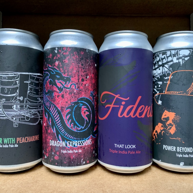 Fidens TIPA 4pk Dragon Expressions, That Look, Triple Jasper w/ Peacharine, Power Beyond Control