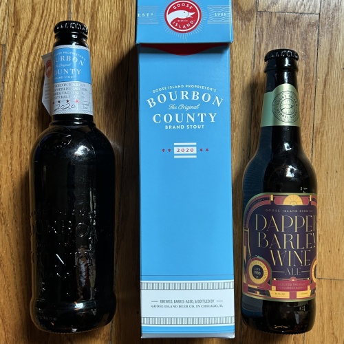 Goose Island Bourbon County Proprietor’s and Dapper Barleywine