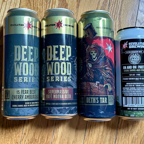 2025 Revolution 15 Year Beer Cherry Amburana, Supermassive Cafe Mocha Deth, and On And On Part Three