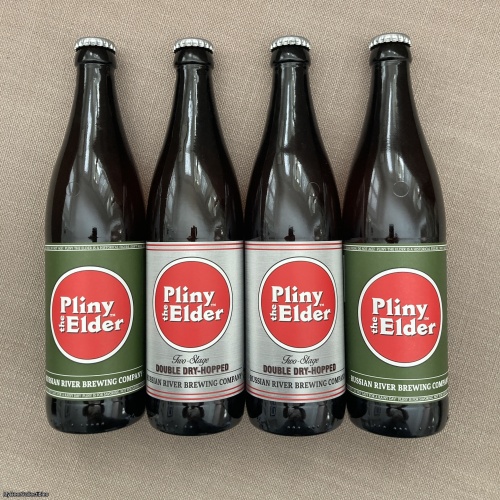 4 BOTTLES: 2 BOTTLES OF FRESH PLINY THE ELDER & 2 BOTTLES OF DDH PLINY THE ELDER