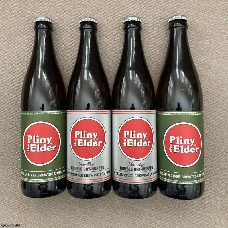 4 BOTTLES: 2 BOTTLES OF FRESH PLINY THE ELDER & 2 BOTTLES OF DDH PLINY THE ELDER