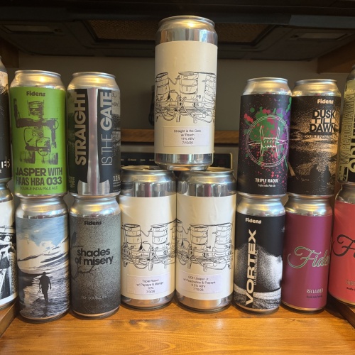 Fidens 12 cans, 3 crowler set
