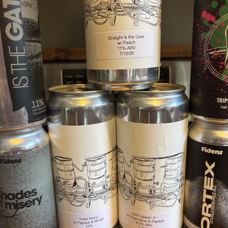 Fidens 12 cans, 3 crowler set
