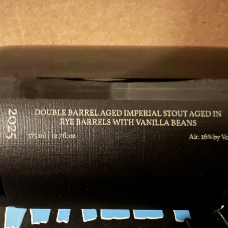 Side Project Double Barrel Derivation (Double Rye Double Vanilla 2025)