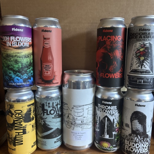 Fidens anniversary 8 cans with crowler